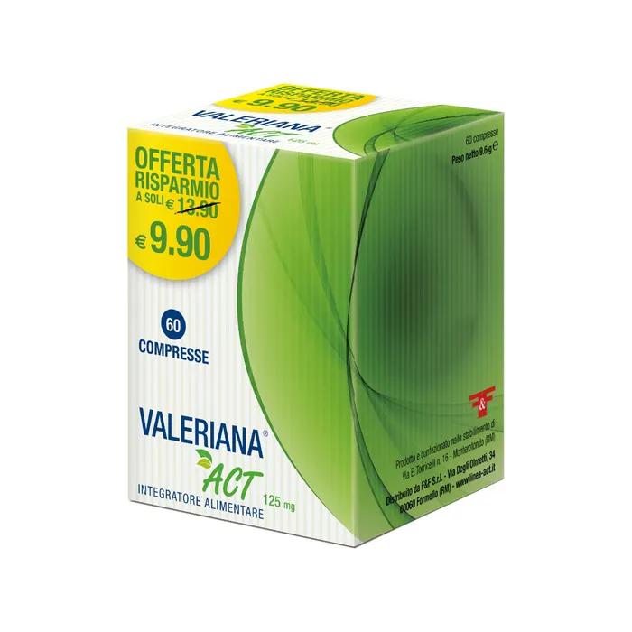 VALERIANA ACT 125 MG 60 COMPRESSE DA 125 MG