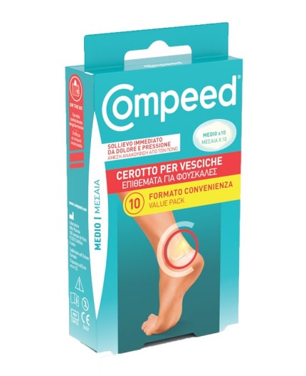 CEROTTI COMPEED PER VESCICHE MEDIO 10 PEZZI CARTON