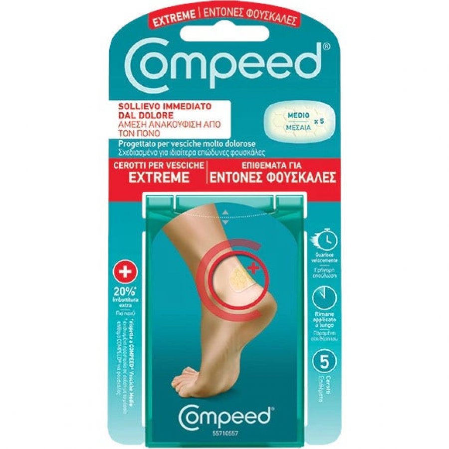 COMPEED CEROTTI PER VESCICHE EXTREME 5 PEZZI