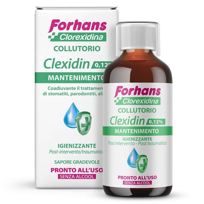 FORHANS COLLUTORIO CON CLOREXIDINA 0,12 SENZA ALCOOL 200 ML