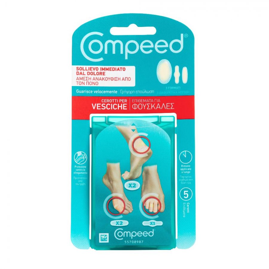 COMPEED CEROTTI PER VESCICHE MISTO 5 PEZZI
