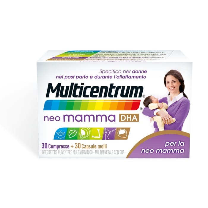 MULTICENTRUM NEO MAMMA DHA 30 COMPRESSE + 30 CAPSULE MOLLI