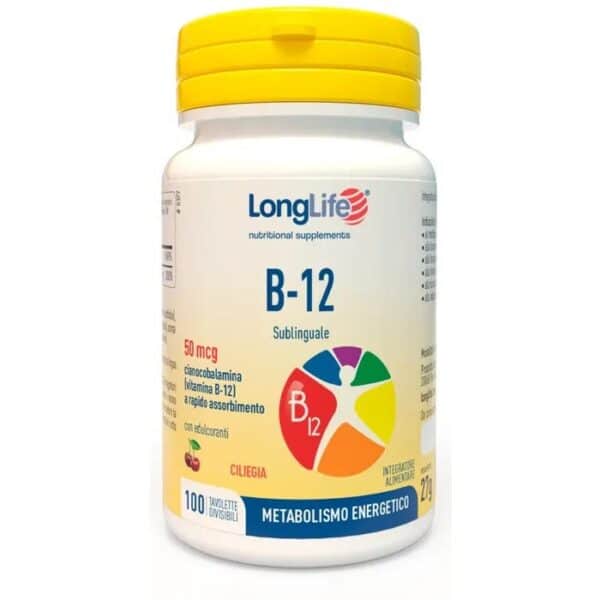 LONGLIFE B12 1000 MCG 60 TAVOLETTE
