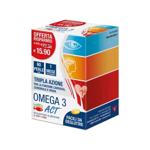 OMEGA 3 ACT + VITAMINA E 60 PERLE MINI
